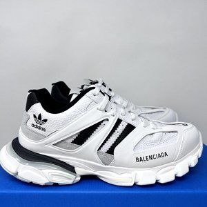 Balenciaga x Adidas Track Forum Sneakers Size 43 EU / 10 US White Black